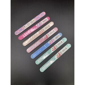 Walgreens Assorted Nail Files Lot of 7 - Multi-Grit Emery Boards Manicure Pedicu